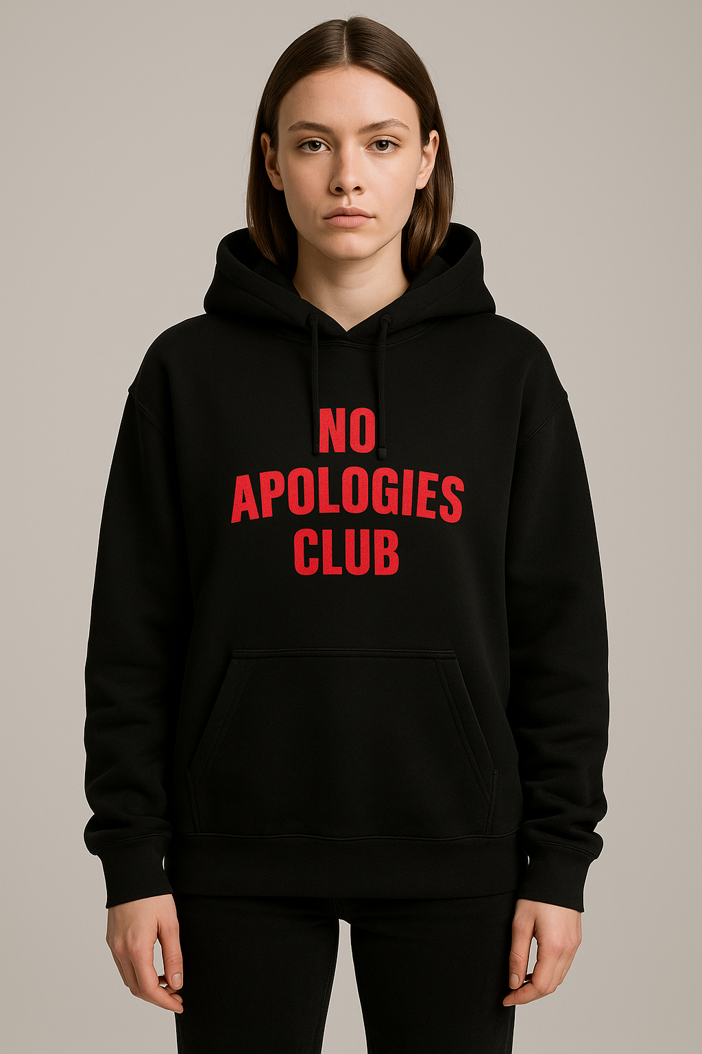 🖤No Apologies Club Oversized Heavyweight Hoodie – FredJo® Official Drop