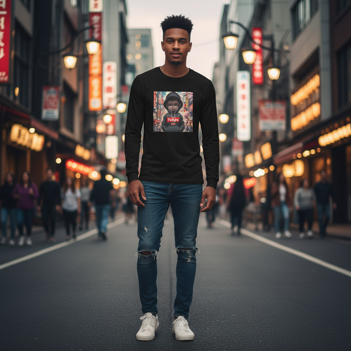 Bonjour Tokyo Youth Long Sleeve Shirt – Urban Japanese Style & Comfort