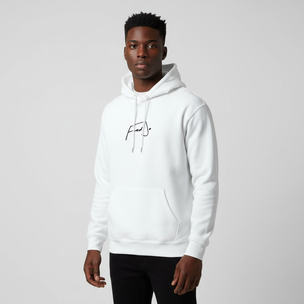 Fred Jo White Chest Unisex Hoodie