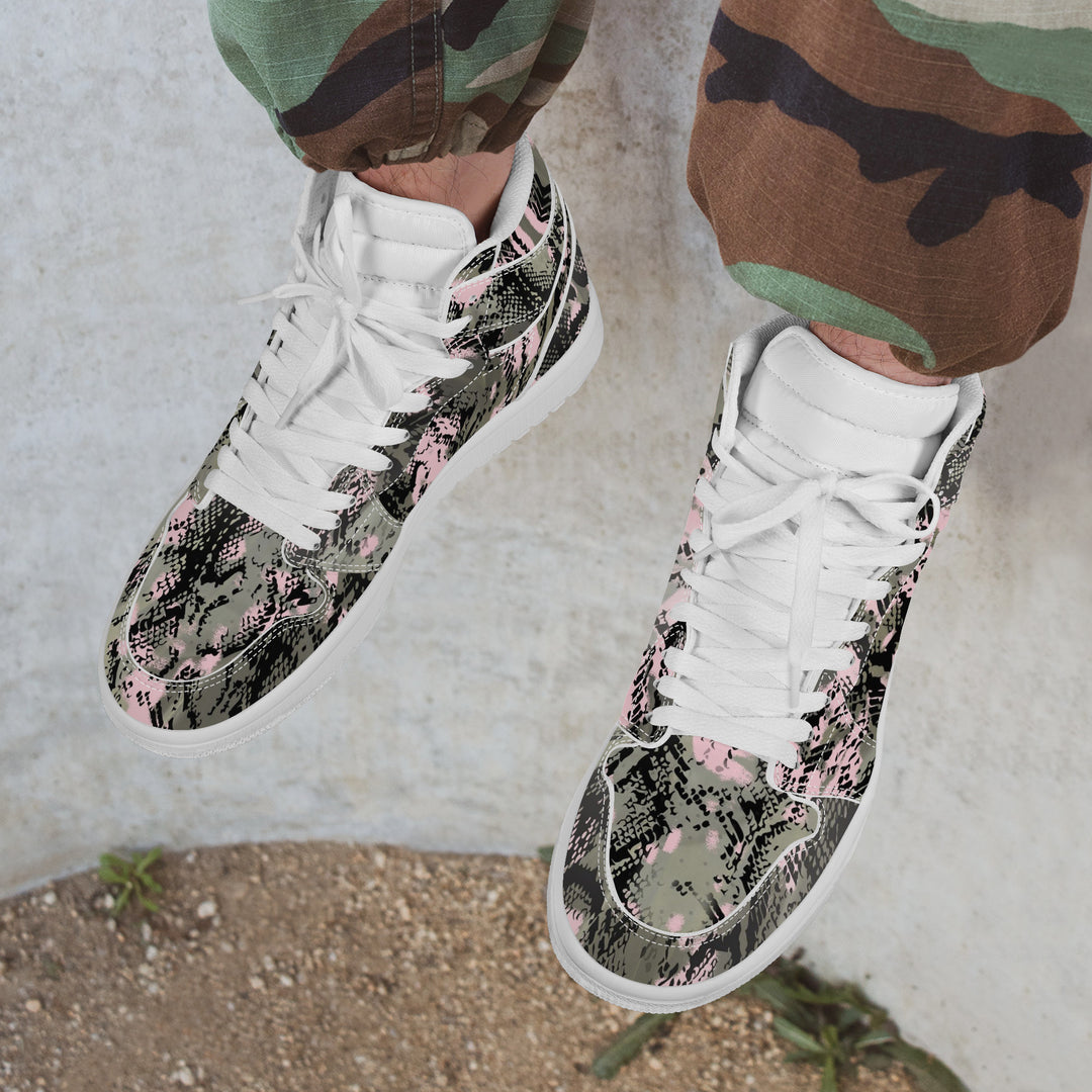 Snake Izzy High Leather Sneaker