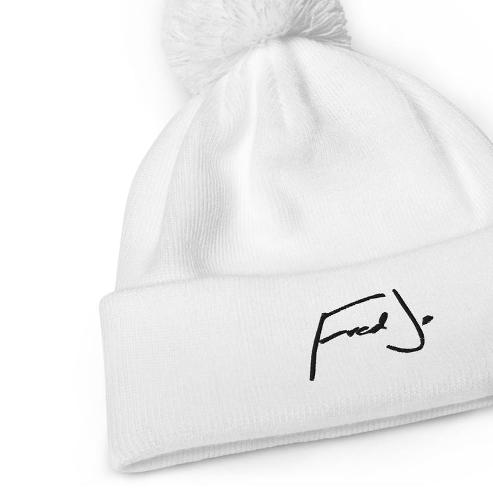 Fred Jo White Pom pom beanie - Fred jo Clothing
