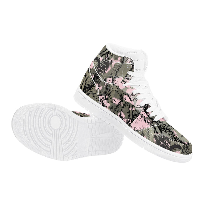 Snake Izzy High Leather Sneaker