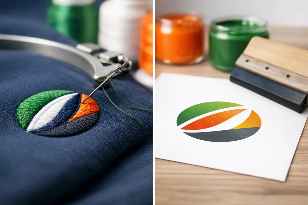 Embroidered Logo vs Printed Logo