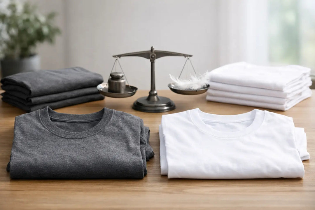 Heavyweight Tees Versus Lightweight Tees