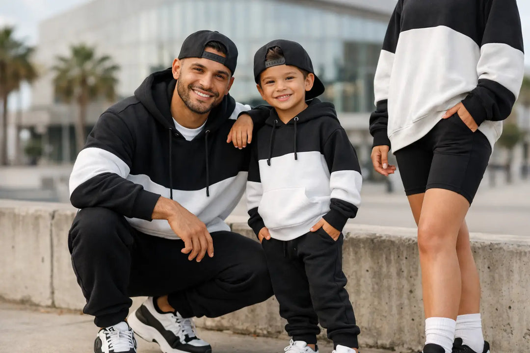 Matching Parent Child Streetwear Outfits