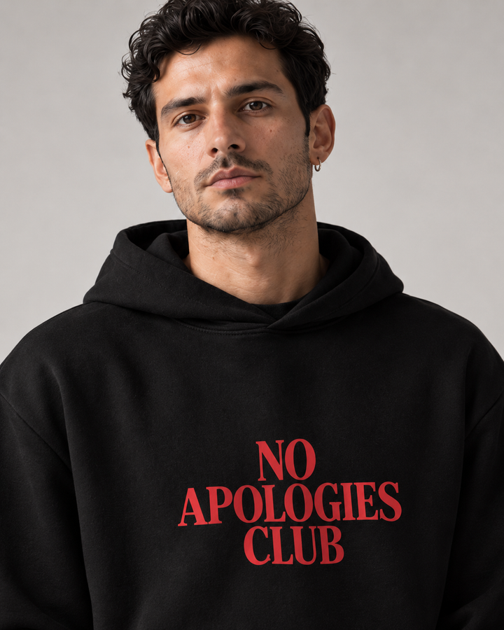 No Apologies Heavyweight Hoodie | Premium Oversized Streetwear