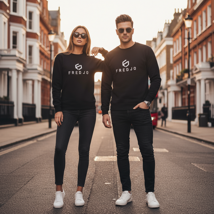 Fred Jo Unisex Eco Sweatshirt – Sustainable Comfort &amp; Contemporary Style