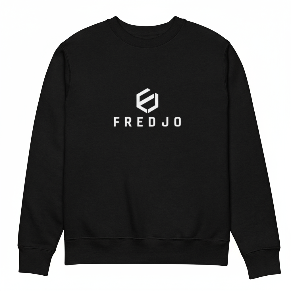 Fred Jo Unisex Eco Sweatshirt – Sustainable Comfort &amp; Contemporary Style