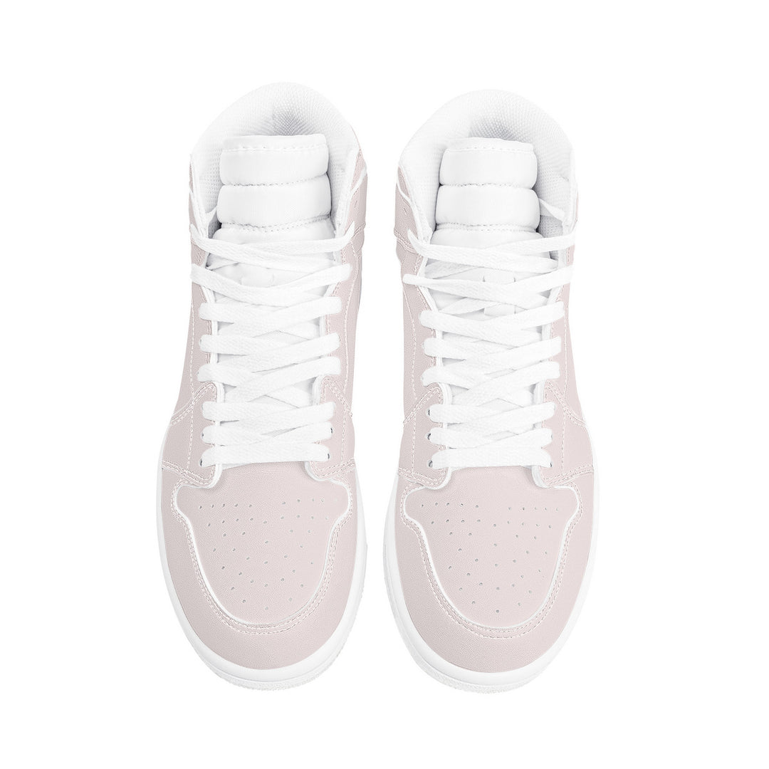 D17 High Top Synthetic Leather Sneaker
