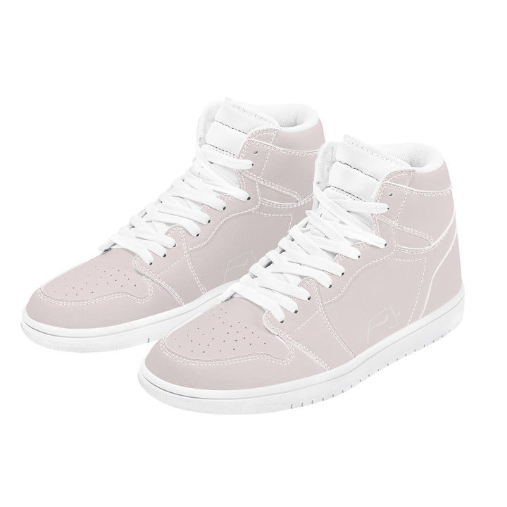 D17 High Top Synthetic Leather Sneaker