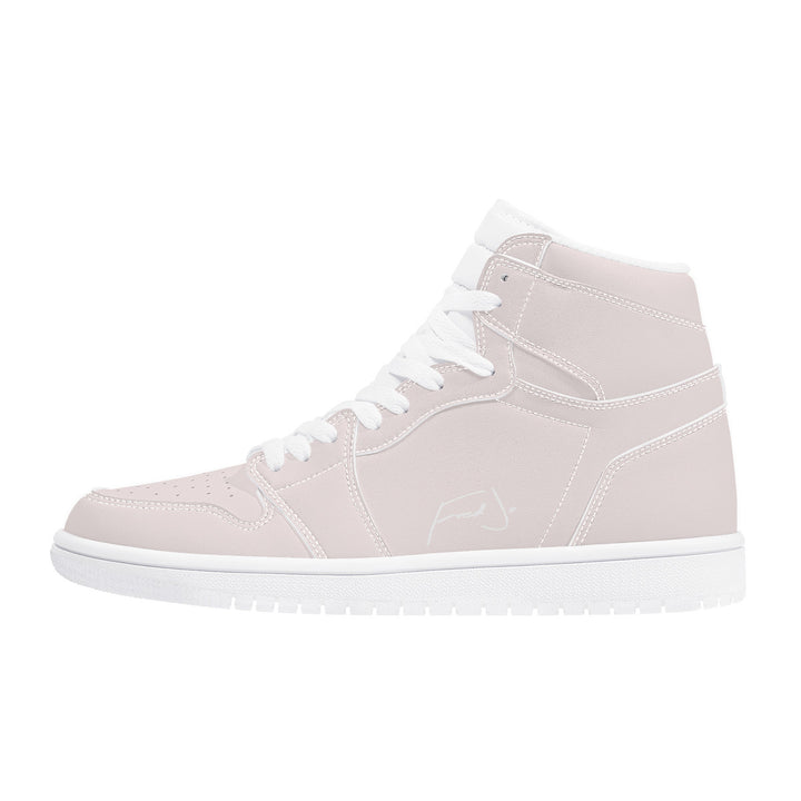 D17 High Top Synthetic Leather Sneaker