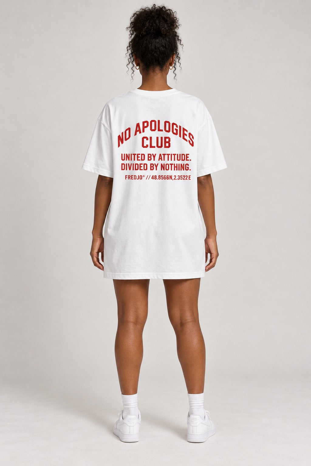 No Apologies T-Shirt Dress