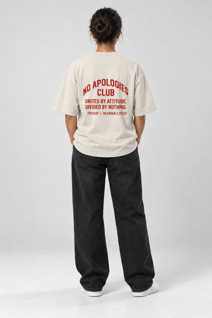 No Apologies Faded Tee