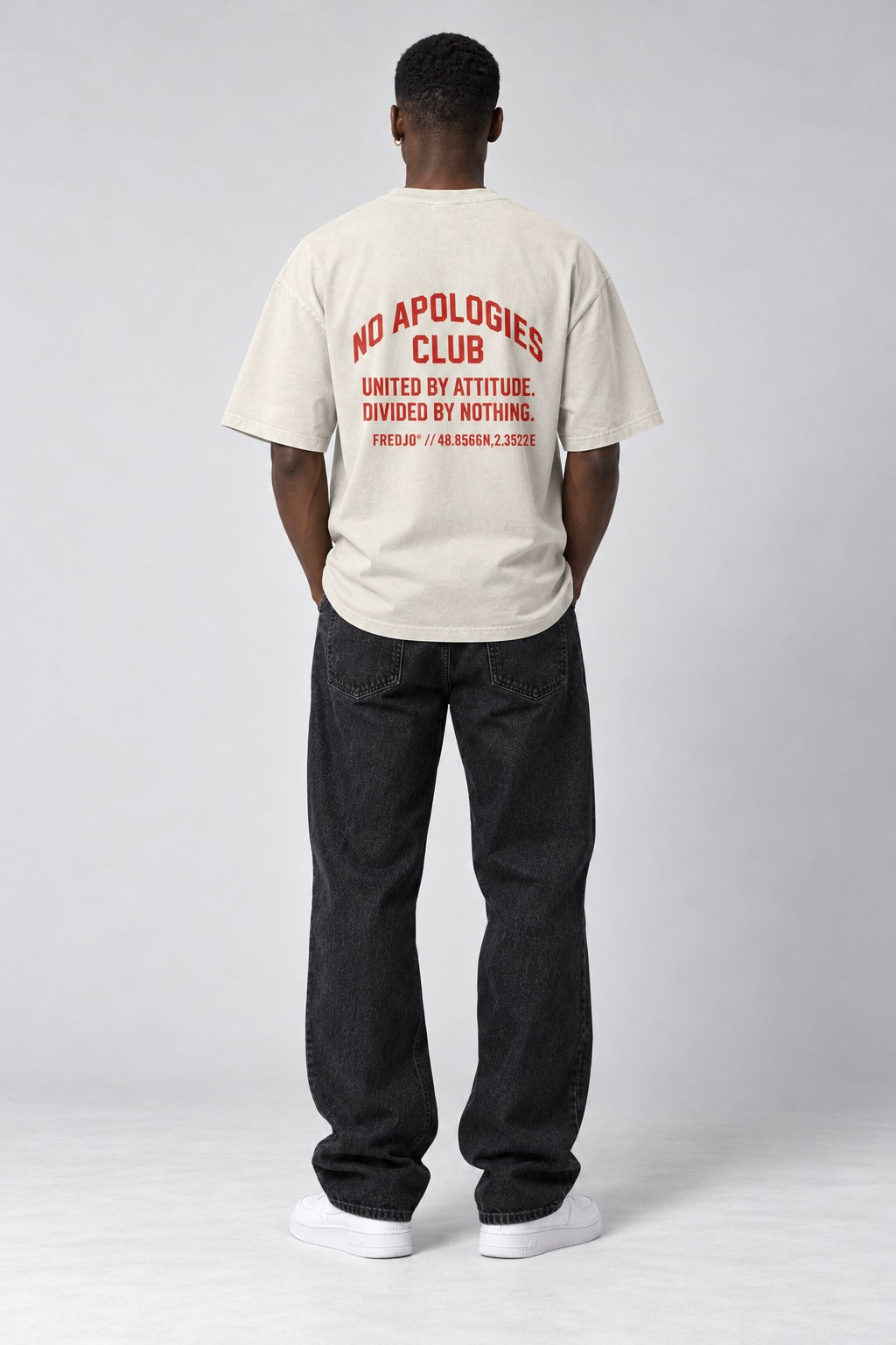No Apologies Faded Tee