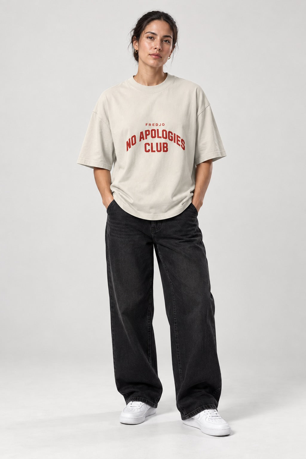 No Apologies Faded Tee