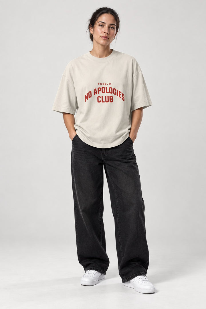 No Apologies Faded Tee