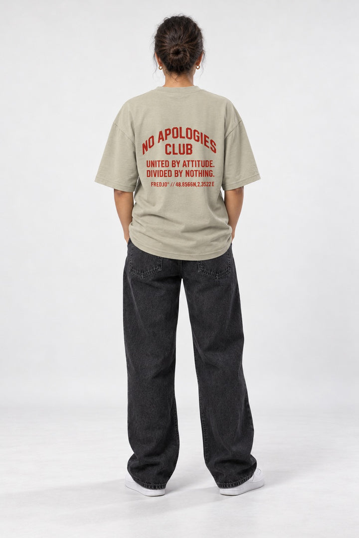 No Apologies Faded Tee