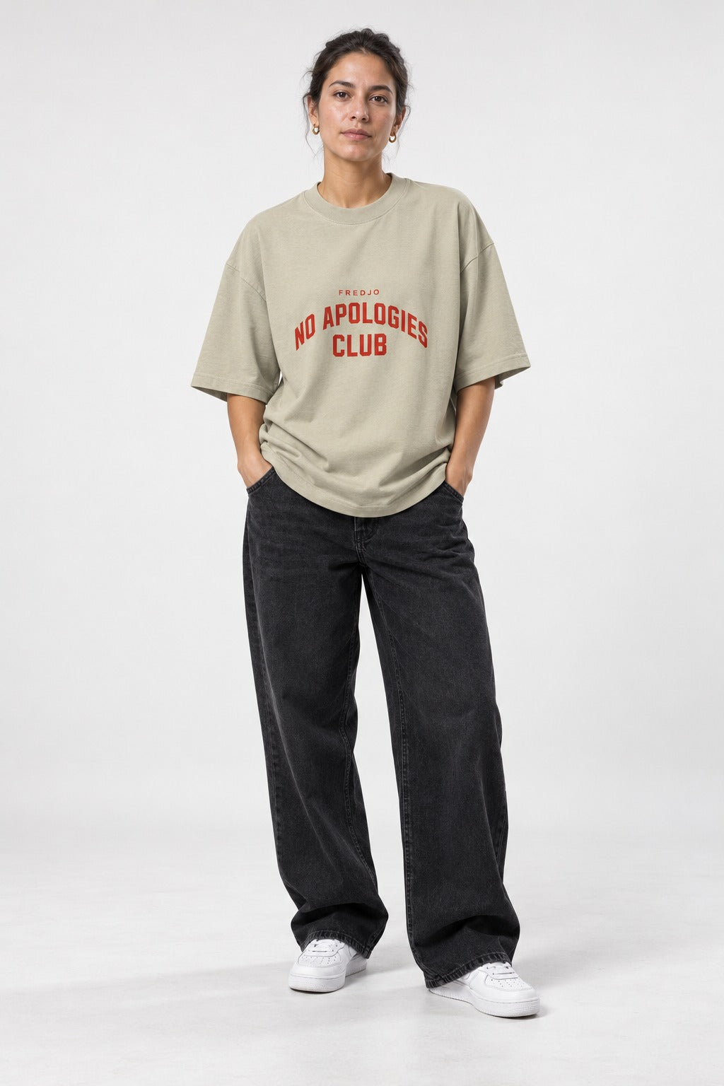 No Apologies Faded Tee