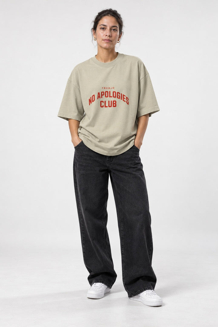 No Apologies Faded Tee