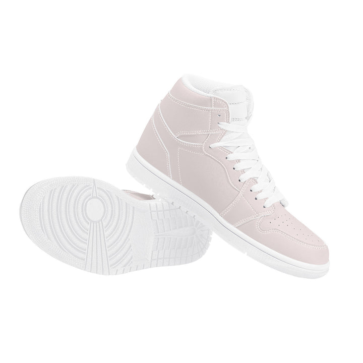 D17 High Top Synthetic Leather Sneaker