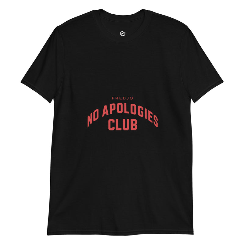 FredJo® No Apologies Club Short-Sleeve Unisex T-Shirt – Paris Edition