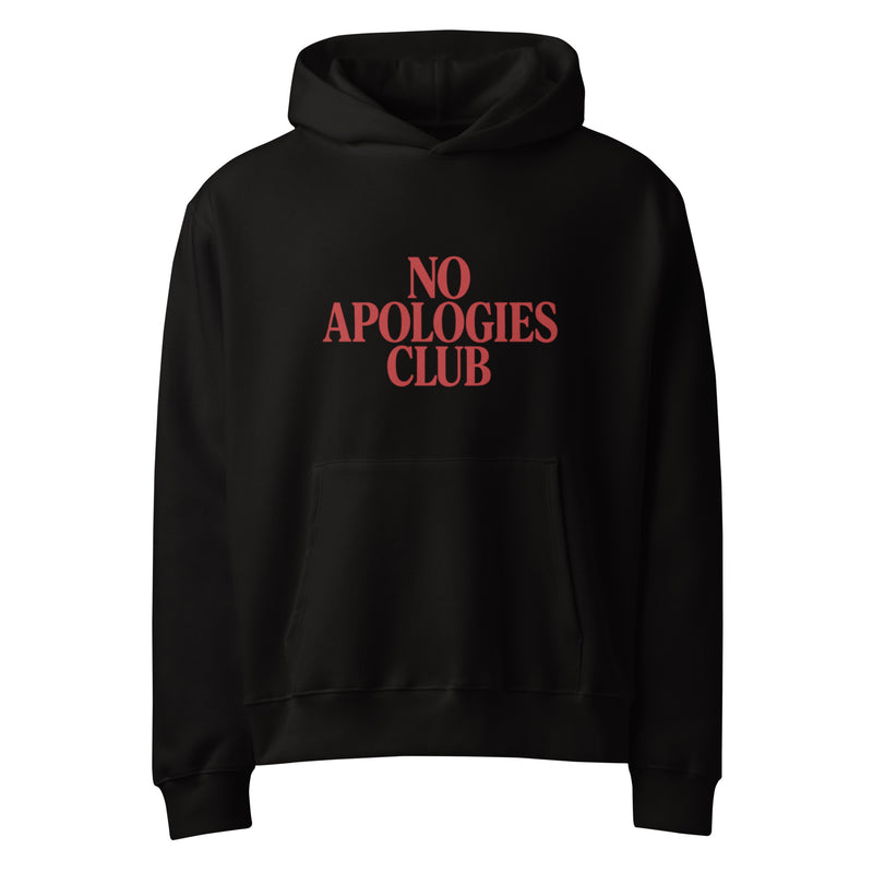 No Apologies Club Oversized Heavyweight Hoodie