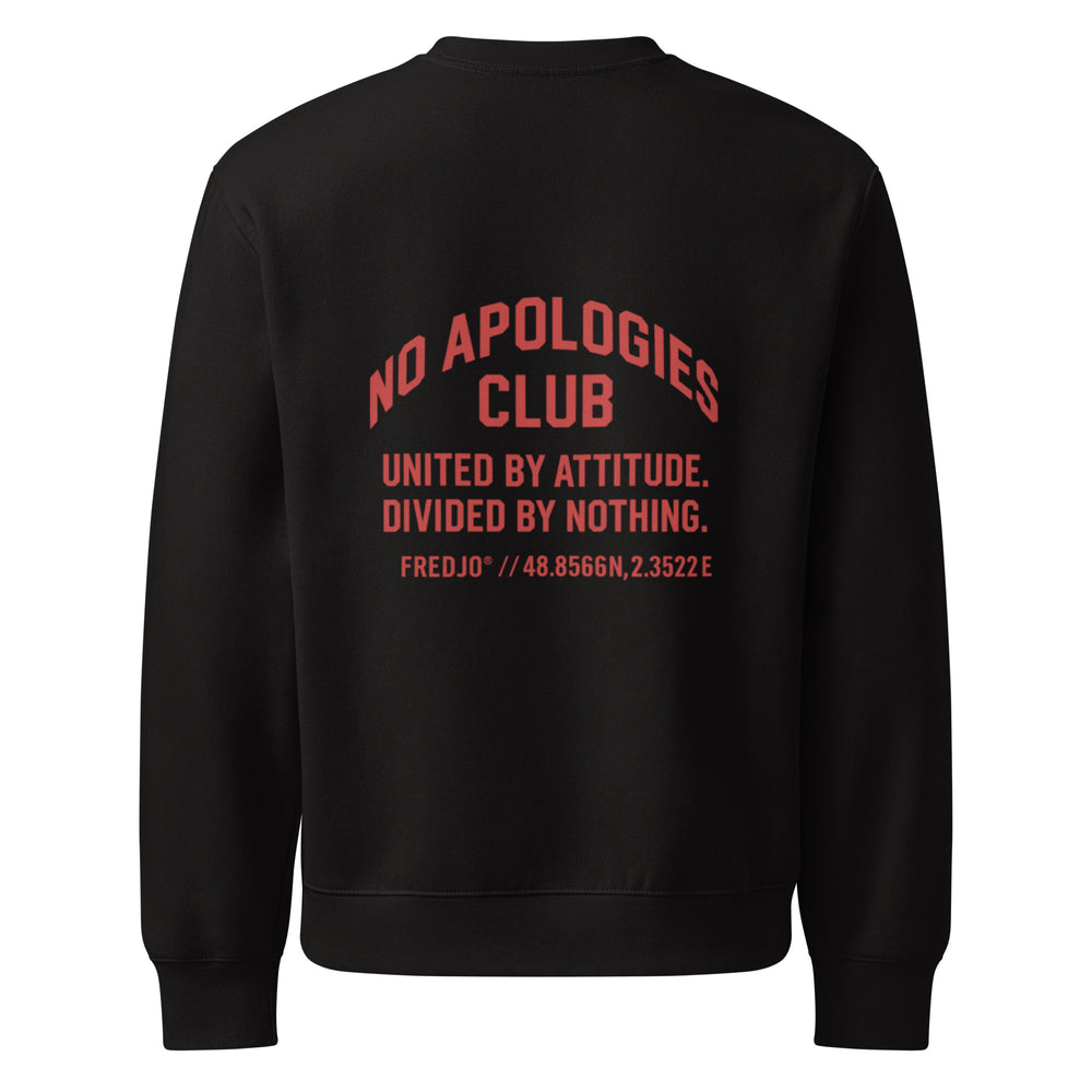 No Apologies Club oversized sweatshirt Paris Edition