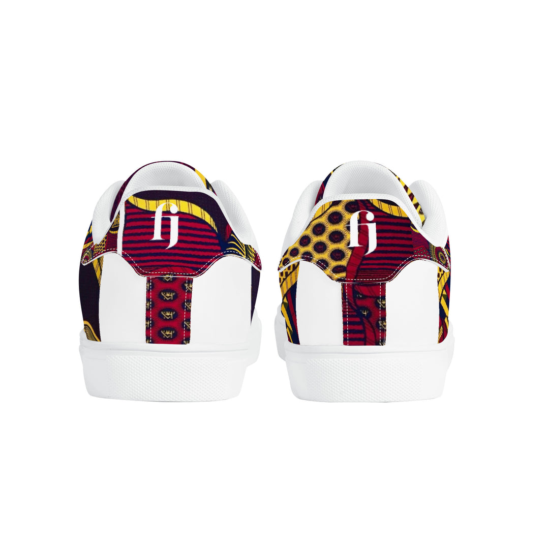Fred Jo African Fusion Leather Sneakers - Fred jo Clothing