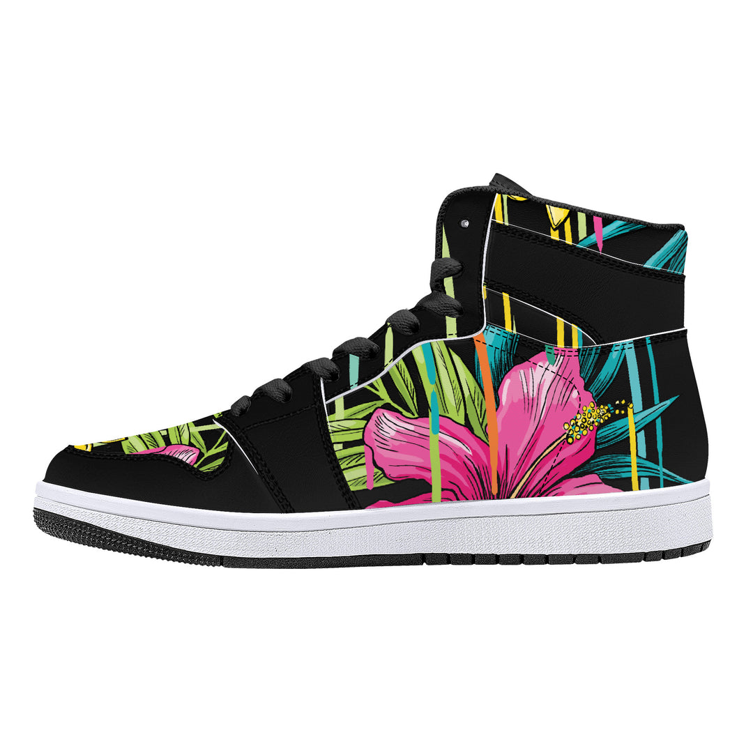 Fred Jo Flowers High Top Sneakers - Fred jo Clothing