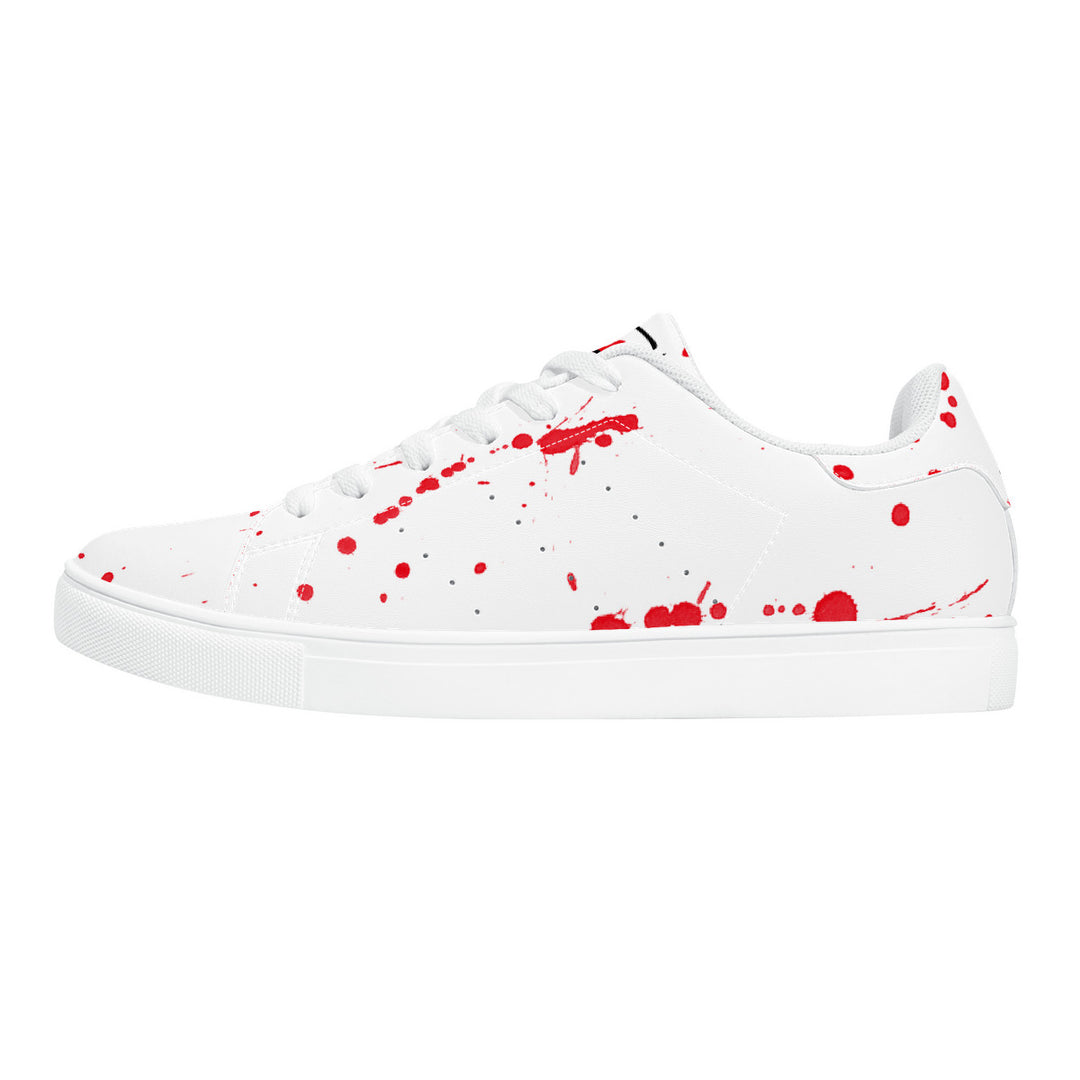 Fred Jo Bloodbath Top Leather Sneakers - Fred jo Clothing