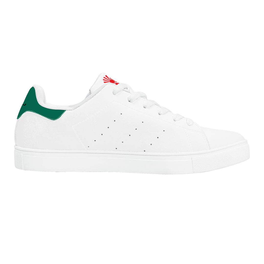 Fred Jo Low Leather Sneakers - Green