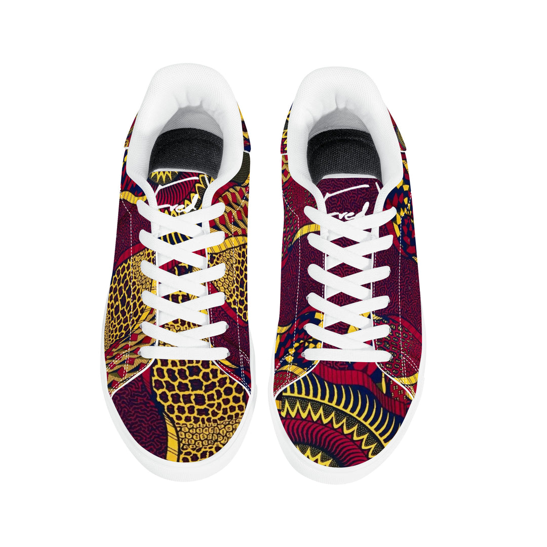 Fred Jo African Fusion Leather Sneakers - Fred jo Clothing