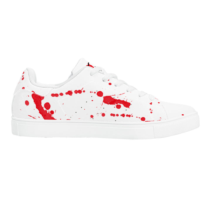 Fred Jo Bloodbath Top Leather Sneakers - Fred jo Clothing