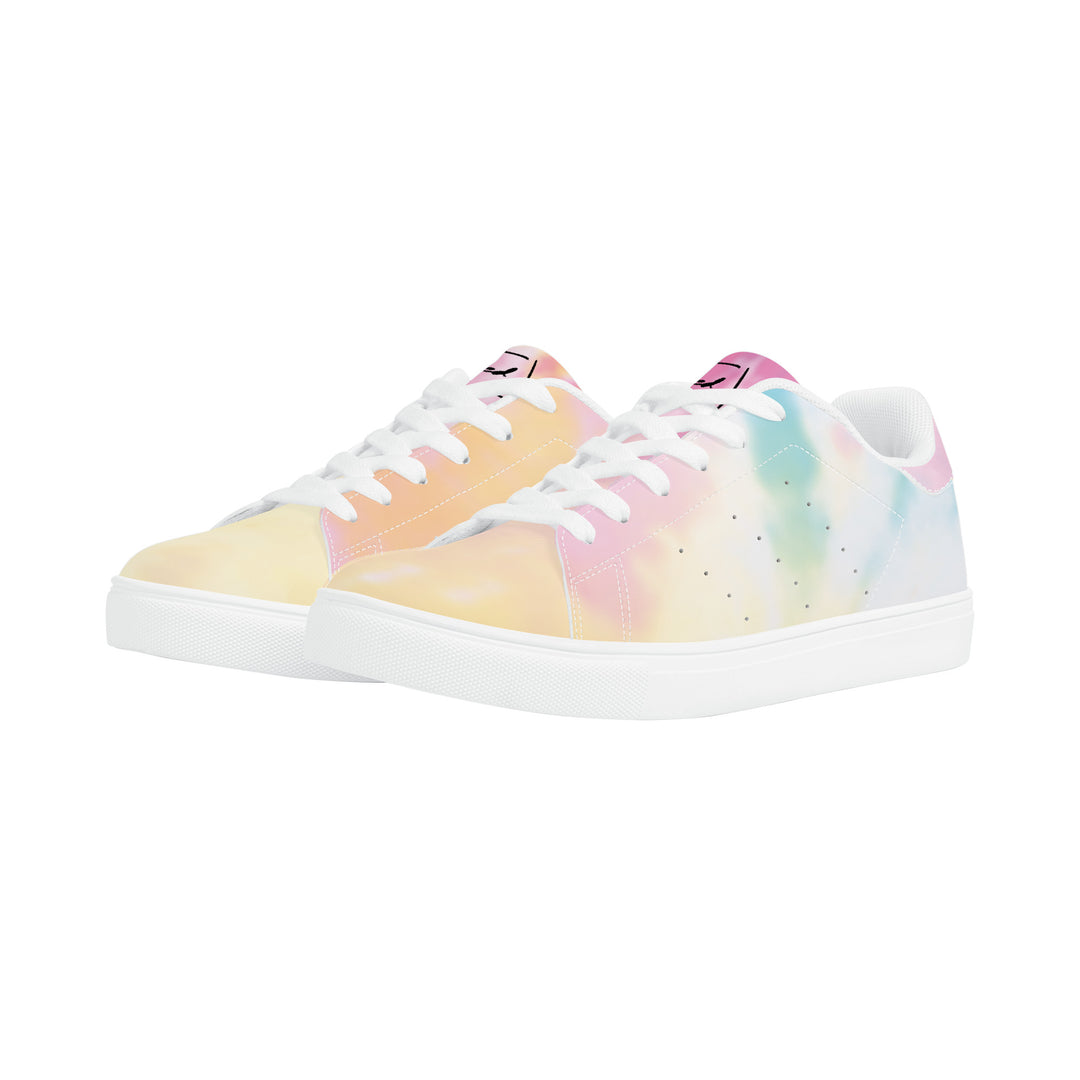 Fred Jo Watercolor Leather Sneakers - Fred jo Clothing