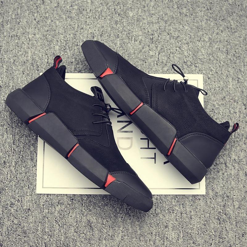 Men Black Sneakers - Fred jo Clothing