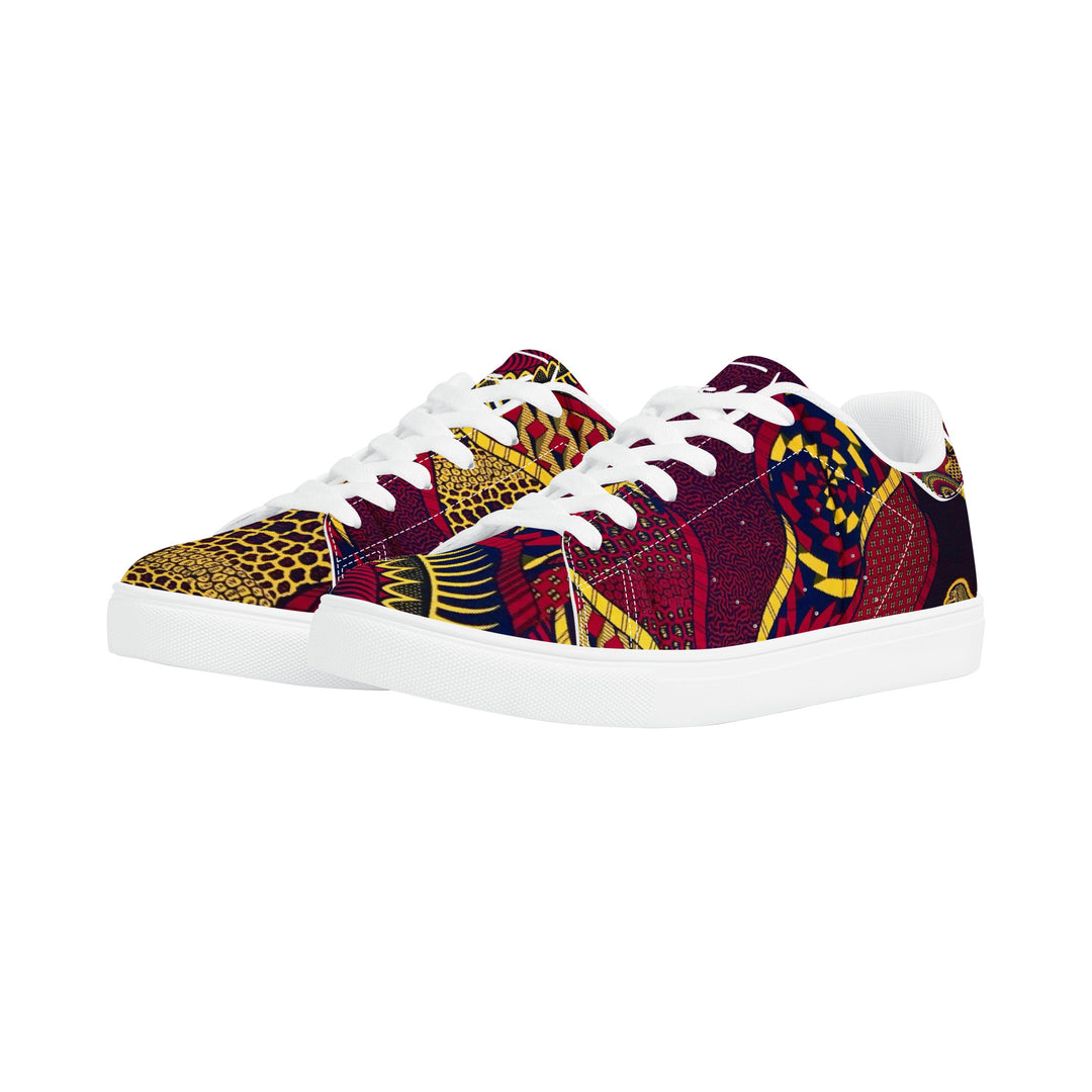 Fred Jo African Fusion Leather Sneakers - Fred jo Clothing