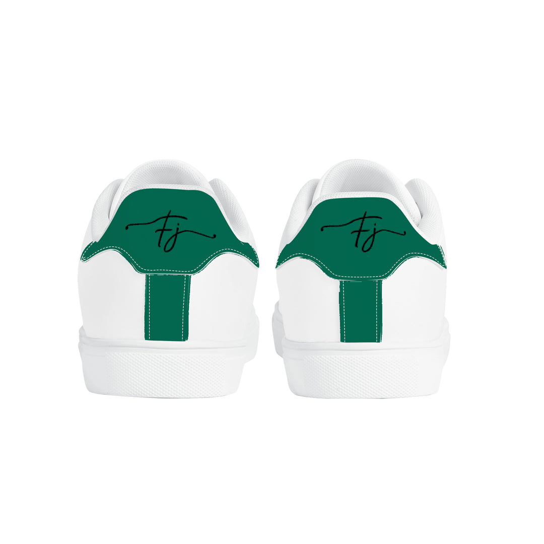 Fred Jo Low Leather Sneakers - Green