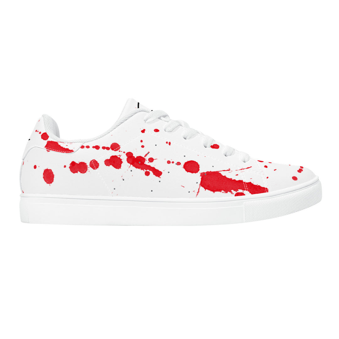 Fred Jo Bloodbath Top Leather Sneakers - Fred jo Clothing