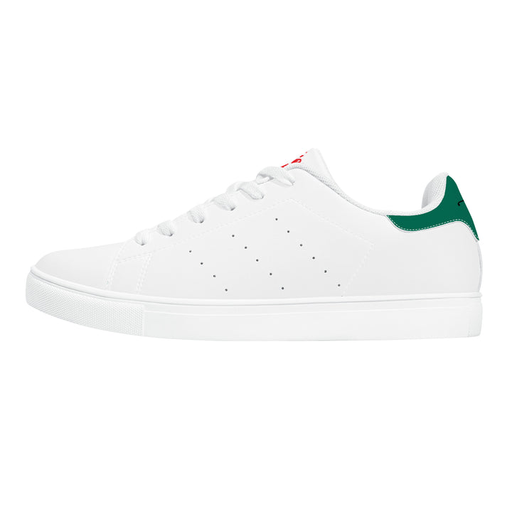 Fred Jo Low Leather Sneakers - Green