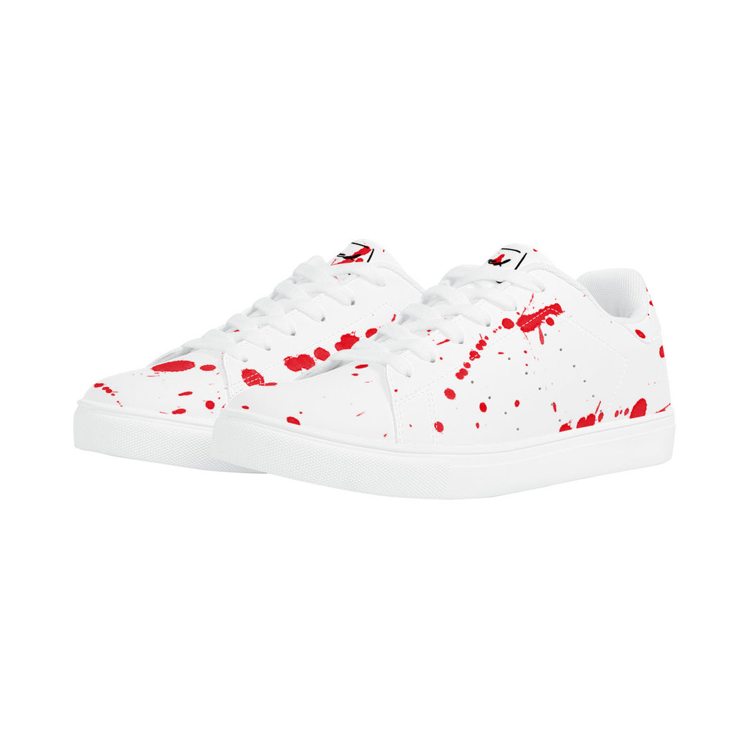 Fred Jo Bloodbath Top Leather Sneakers - Fred jo Clothing