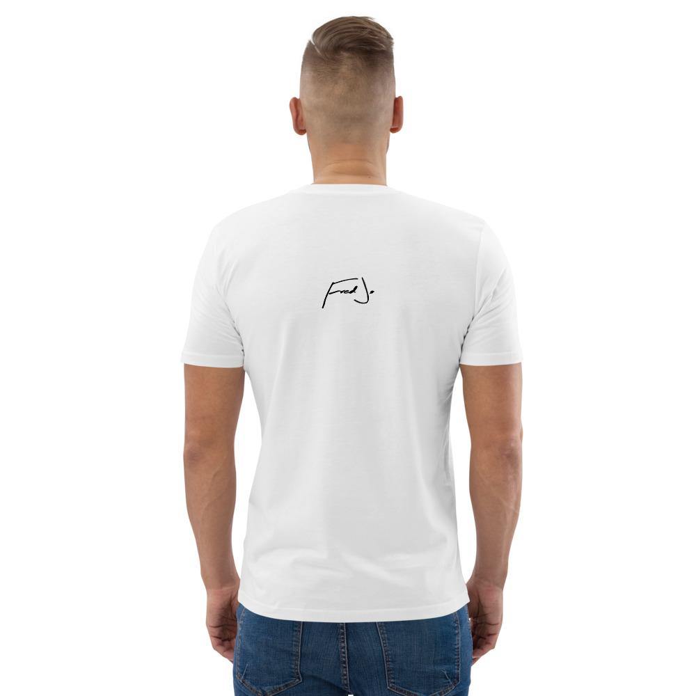 Fred Jo white Unisex organic cotton t-shirt - Fred jo Clothing