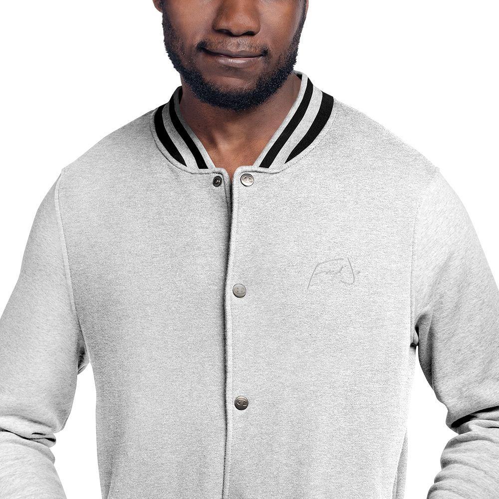 Fred Jo Embroidered Champion Bomber Jacket - Fred jo Clothing