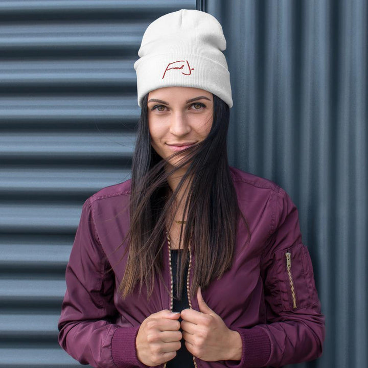 Fred Jo Embroidered Beanie - Fred jo Clothing