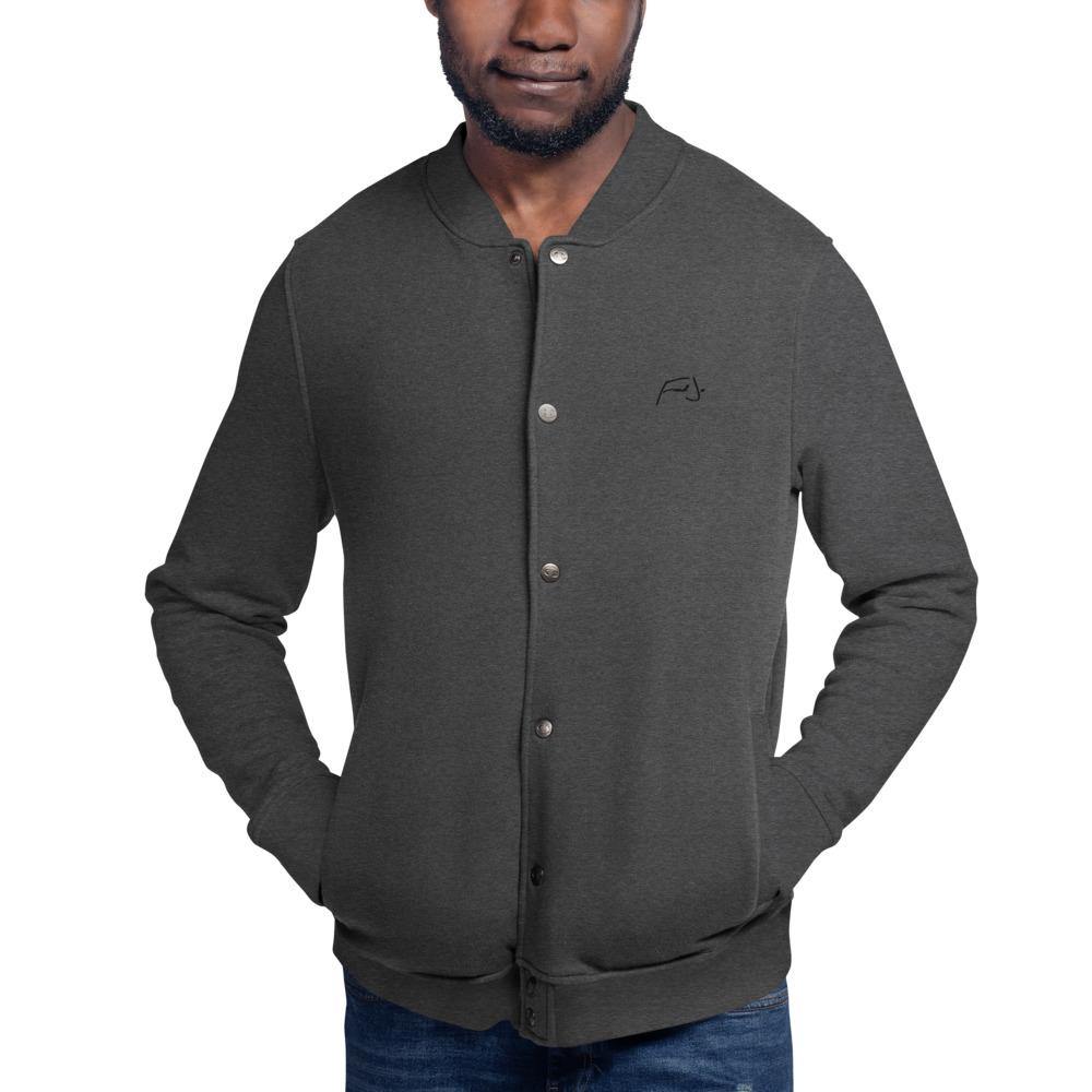 Fred Jo Embroidered Champion Bomber Jacket - Fred jo Clothing