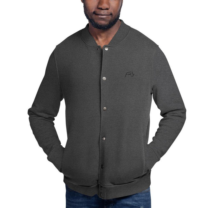 Fred Jo Embroidered Champion Bomber Jacket - Fred jo Clothing