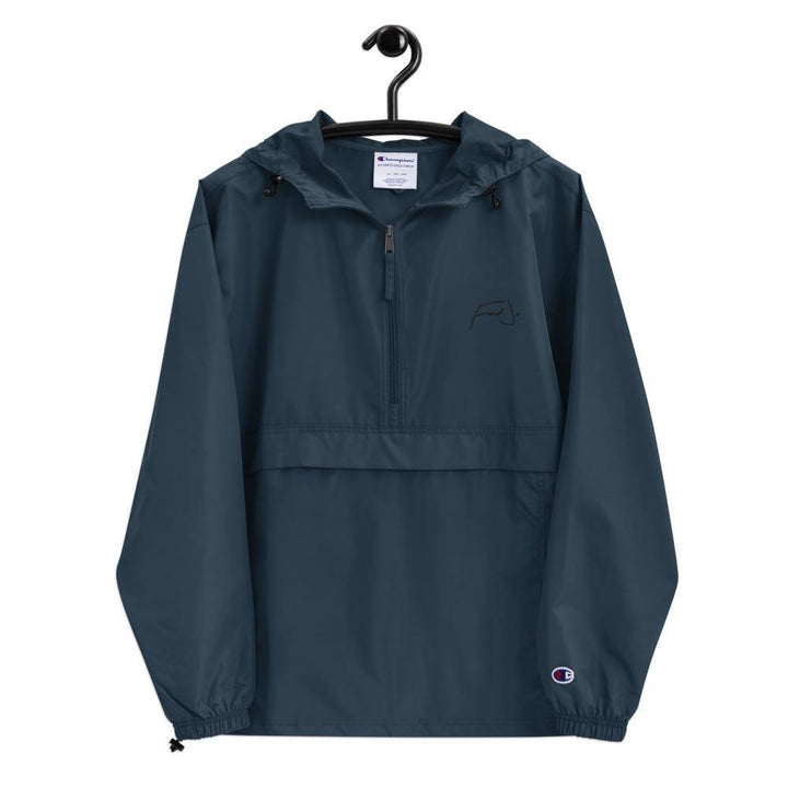 Fred Jo Embroidered Champion Packable Jacket - Fred jo Clothing