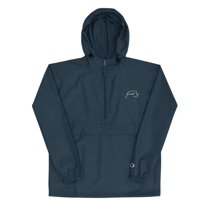 Fred Jo Embroidered Champion Packable Jacket - Fred jo Clothing