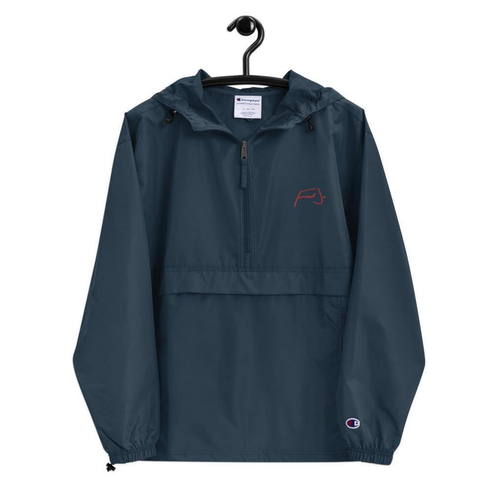 Fred Jo Embroidered Champion Packable Jacket - Fred jo Clothing