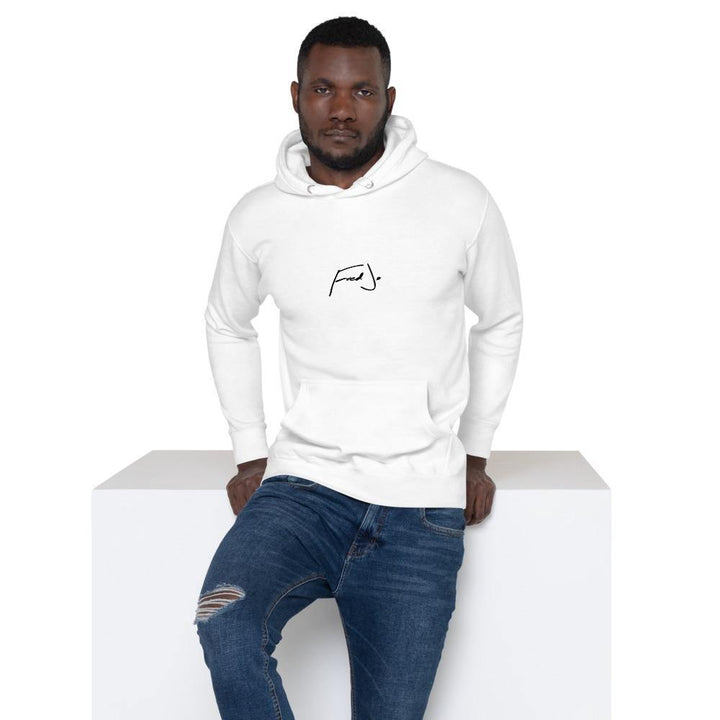 Fred Jo White Chest Unisex Hoodie - Fred jo Clothing