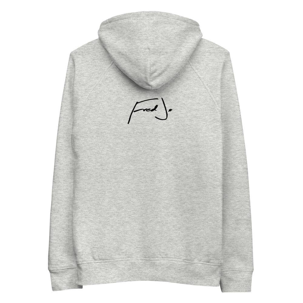 Fred Jo White eco-friendly Unisex hoodie - Fred jo Clothing